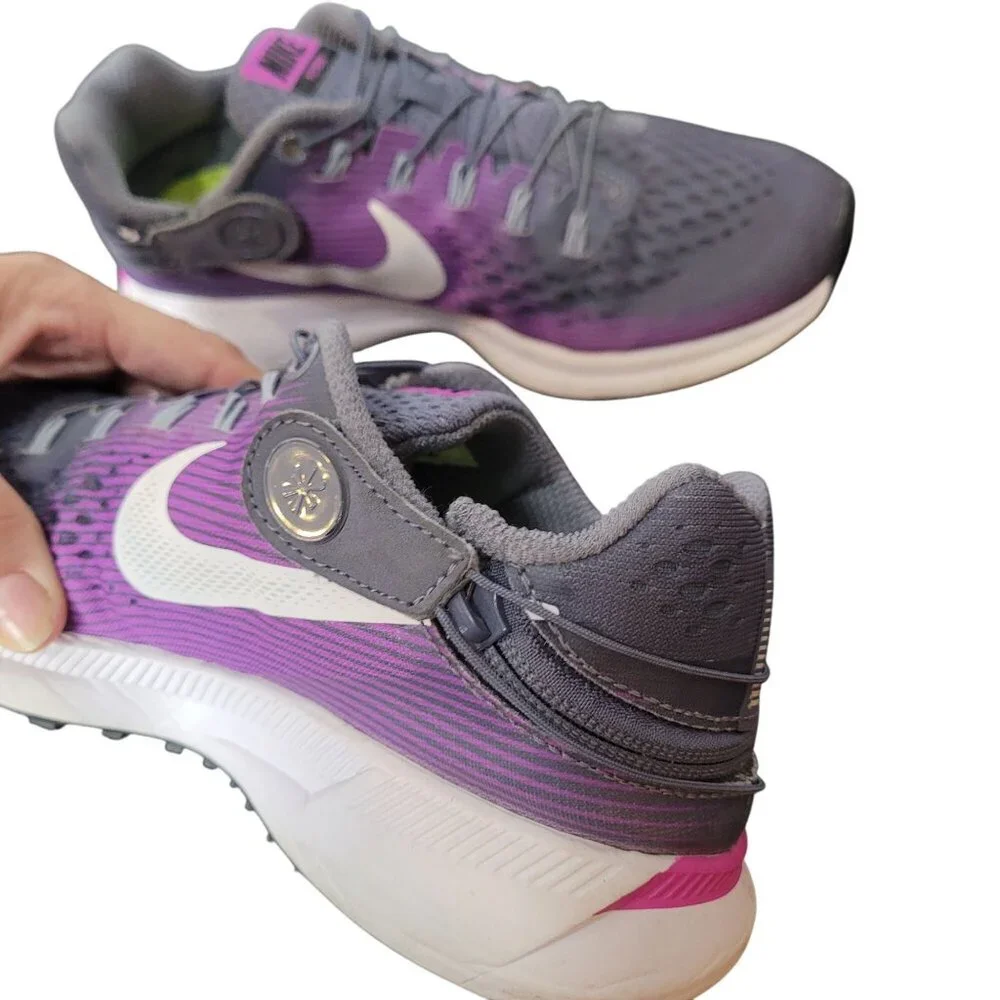 Nike Zoom Pegasus Women's Running Shoes Gray/Purple Size 6.5